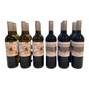 6 + 6 flasker La Flauta de Bartolo rd/hvidvin