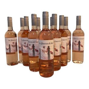 12 flasker La Flauta de Bartolo Rose