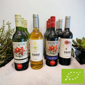 kologisk smagekasse med vine fra Sydafrika & Spanien