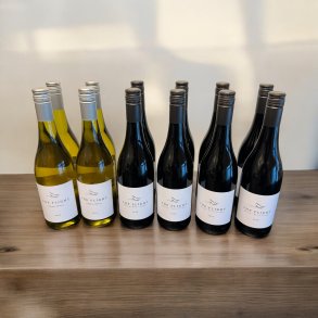 4+8 flasker Heron Ridge The Flight 2020 shiraz / petit verdot & Chenin Blanc