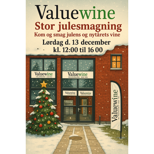 Valuewine jule &amp; nytrs smagning i Herlev - 13 december &#127877;